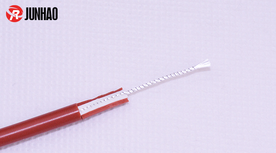 Silicone rubber double insulated heating wire