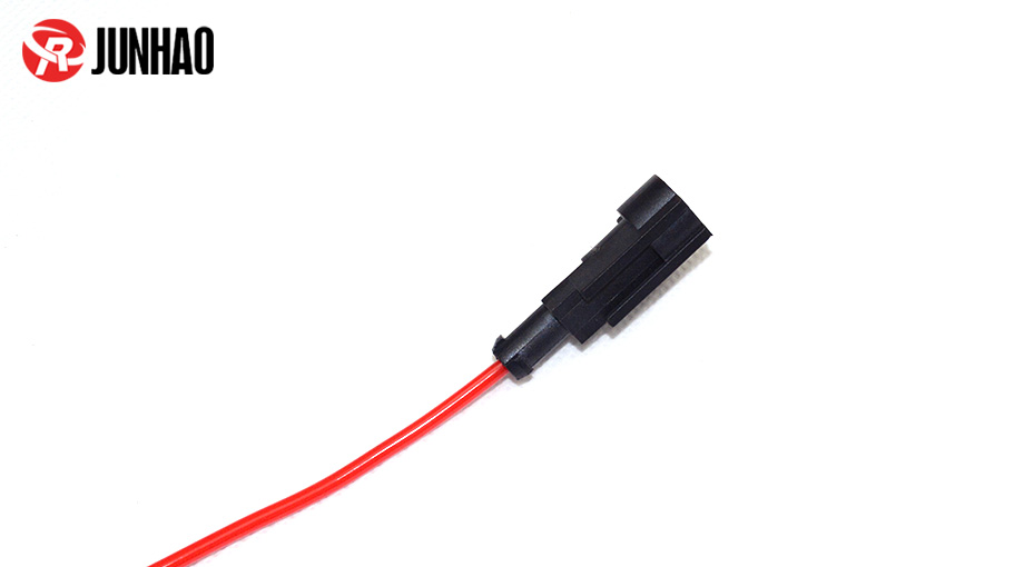 single core silicone wirig harness + female plug customized 