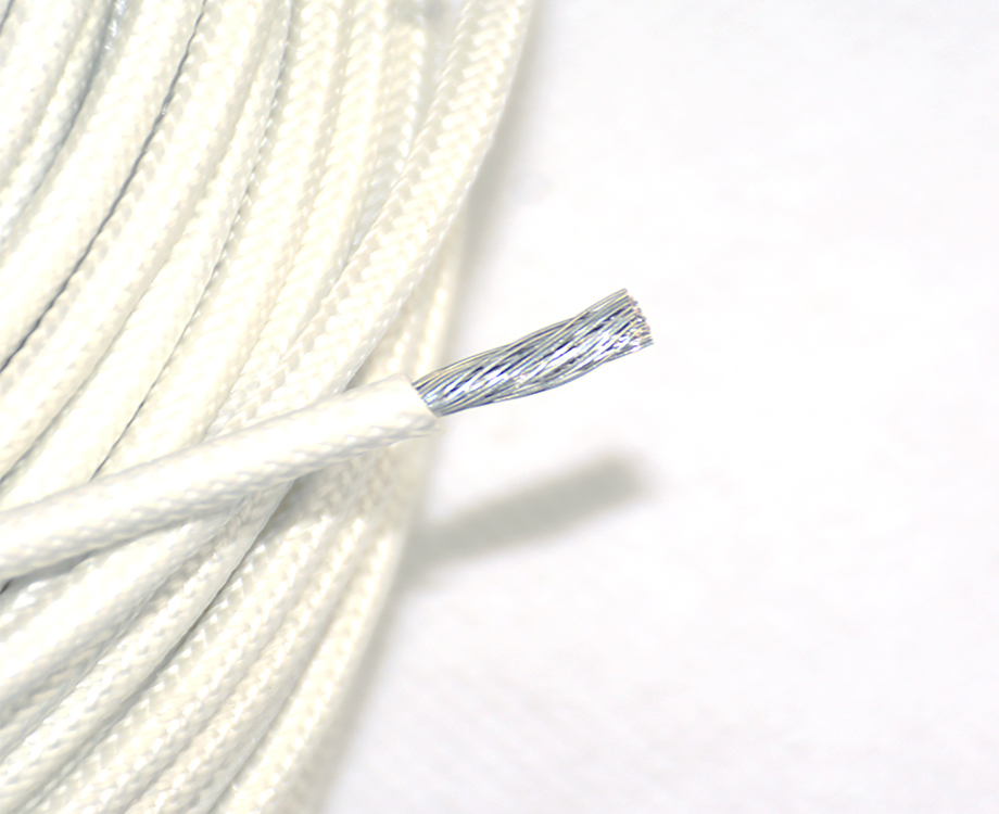 Flexible UL3122 12 awg Silicone Rubber and Fiberglass Braided Wire Cable 2